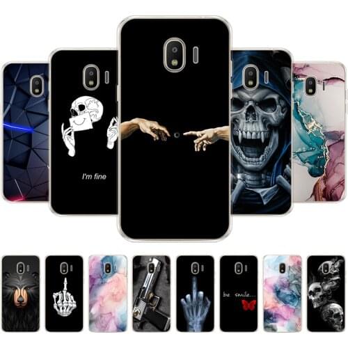 Cases for samsung J2 2018 tpu case Slicone Fashion back cover for Samsung Galaxy j2 2018 SM-J250F Transparent phone case marble