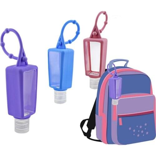 30ml Portable Soap Dispenser Silicone Mini Hand Sanitizer Hand Gel Holder Safe Holder Travel Shampoo Soap Dispenser Bottle