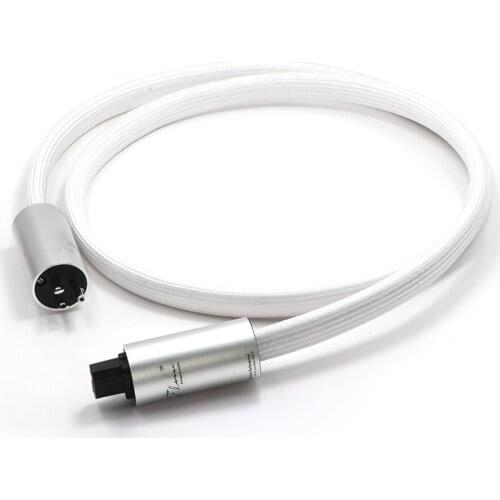 Argento Audio Flow power cord with Rhodium plated US/EU version plugs connection