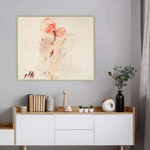 Citon Cy Towmbly《Untitled.10》Canvas Art Oil Painting Artwork Poster Decorative Picture Wall Hanging Decor Home Decoration