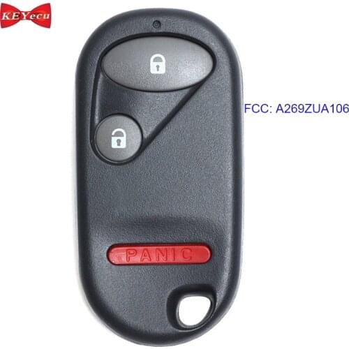 KEYECU for Honda Accord 1994 1995 1996 1997 Civic 1996 1997 1998 1999 2000 Remote Key Fob A269ZUA106 433MHz
