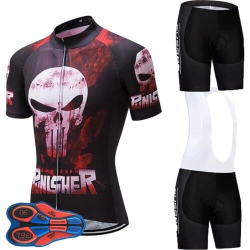 2021 The Pro Team Red Cycling Jerseys Set MTB Clothing Bib Short Shirt Ropa maillot Ciclismo Bike Wear Maillot Culotte Gel Pad
