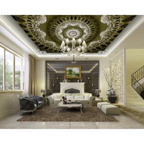 Custom home decor wallpaper 3D ceiling Abstract space wall papers home decor 3d For living room bedrooms ceiling