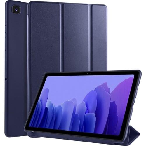 Solid Slim Cover For Samsung Galaxy Tab A7 Case 10.4 2020 SM-T505 SM-T500 T500 Coque Tri Fold Tablet Funda Tab A7 A 7 10 4 Caqa