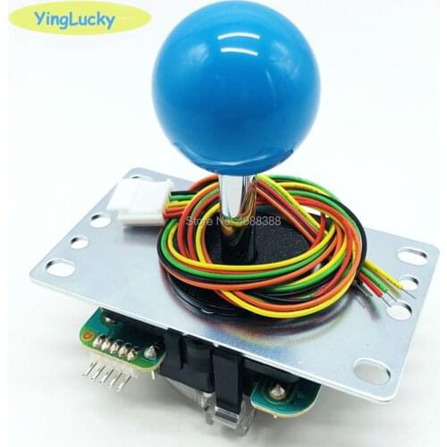 Yinglucky 2pcs SANWA joysticks Original Japan Arcade Joystick JLF-TP-8YT with Ball Top and 5pin wire arcade stick