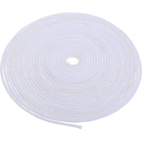 Durable 10m Long Round Cotton Wick Kerosene Oil Lamp Burner Soft Cotton Oil Lamp Wick Core DIY Material Gifts Dia. 6mm