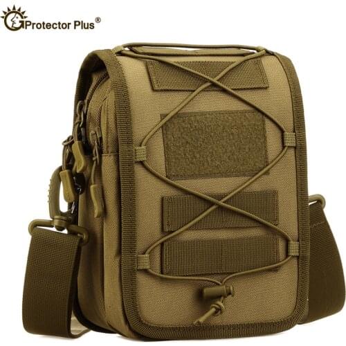 Tactical Sling Bag Military Shoulder Bag Nylon Outdoor Sport Fishing Camping Hunting Crossbody Bag Mutil-function Molle Pouch