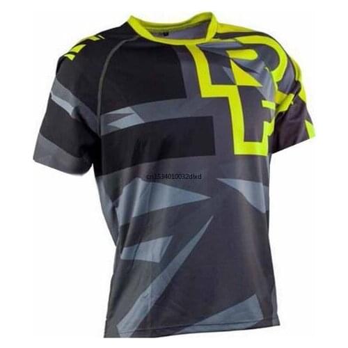 2021 Off Road Stage AM Enduro DH Short Sleeve Jersey Speed Surrender Downhill Cycling Mtb Moutain Bike Jerseys