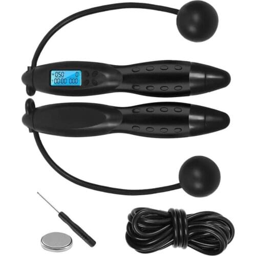 Smart Electronic Counting Skip Rope Calorie Consumption Professional Crossfit Indoor Fitness Equipment Digital Jump Ropes Tools