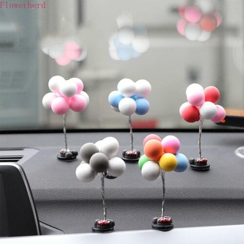 2pcs Confession Balloons Car Decoration Ultra Light Clay Balloon Small Balloons Home Decoration Accessories Desk Decoration