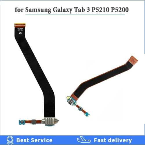 High Quality For Samsung Galaxy Tab 3 10.1inch P5200 P5210 USB Charger Charging Port with Mic Flex Cable Brand New Replacement