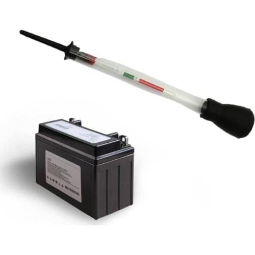 High Precision 0.005 Battery Hydrometer Testing Electrolyte Level Density Lead Acid Specific Gravity Suction Type