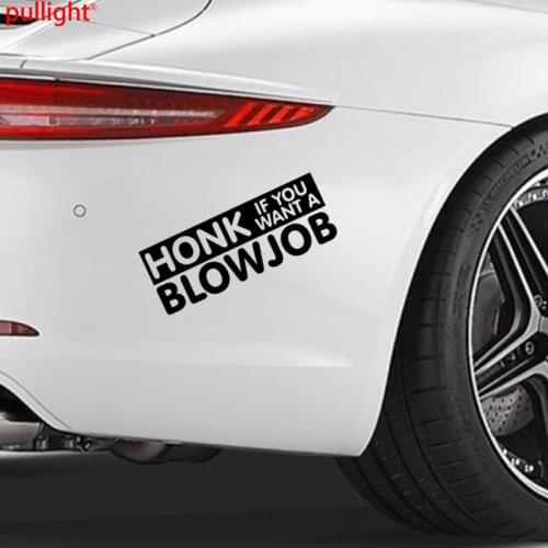 Honk If You Want A B J Funny Car Van Sticker Jdm Drift Vag Euro Funny Joke