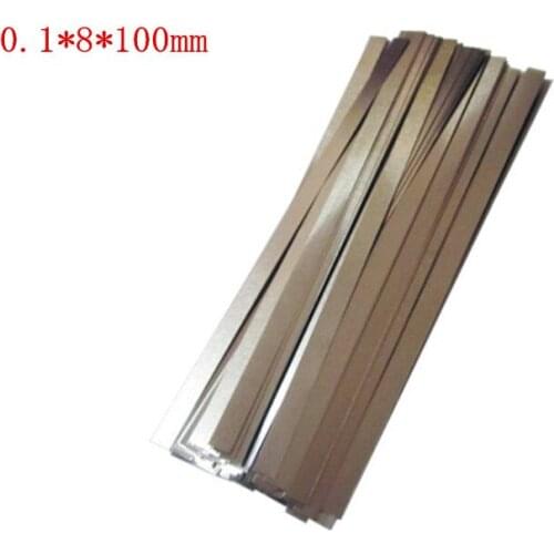1kg 0.1*8*100mm Nickel Plated Steel Strap Strip Sheets for Battery spot welding machine Welder Equipment