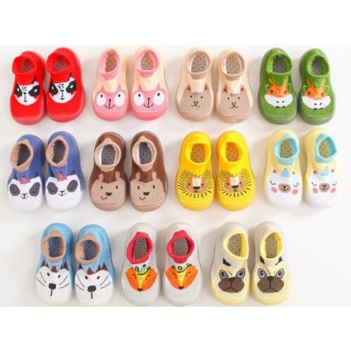 1Pcs Red Panda Unisex Baby Shoes Toddler First Walkers Boy Soft Sole Rubber Outdoor Baby Cute Animal Baby Booties Anti-Slip