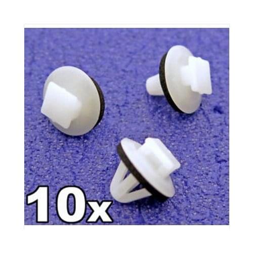10x Plastic Trim Clips for Toyota Side Mouldings, Wheel Arch & Vent Trims
