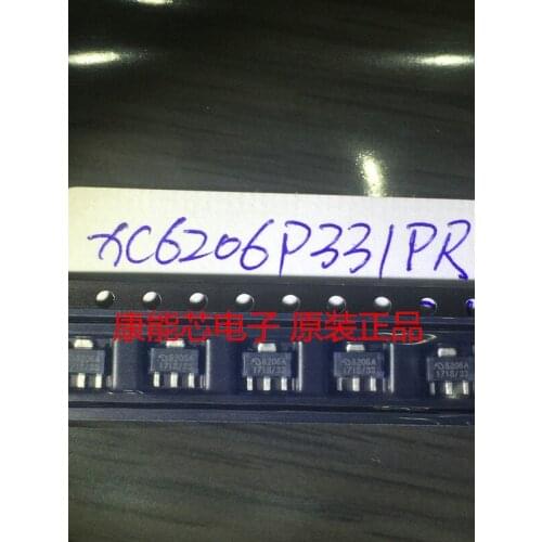 10PCS/LOT XC6206P332PR 6206-3.3V Xc6206 3.3v sot89