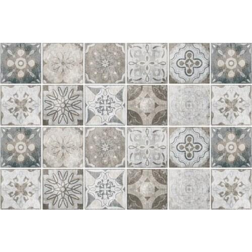 R7RC 10pcs Art Peel Stick Wall Sticky Backsplash Floor Stair Stickers Waterproof Removable Tile Decals for Bathroom Kitchen