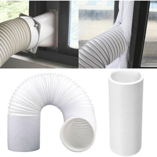 13/15cm Diameter Flexible Portable Air Conditioner Exhaust Pipe Vent Hose Tube Duct Outlet Free Extension