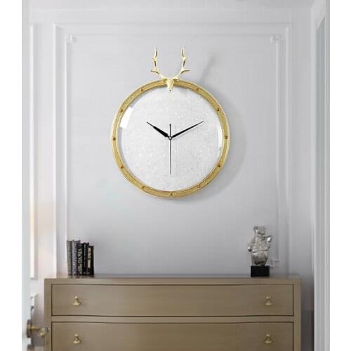Zq American Wall Clock Fashion Modern Minimalist Living Room Nordic Creative Home Personality Clock Clock