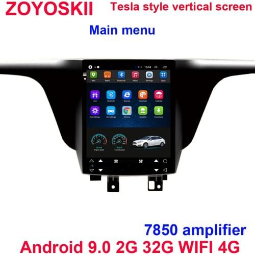 Android 9.0 os 10.4 inch vertical Tesla style CAR Radio GPS bluetooth Navigation player WIFI 4G USB For Buick GL8 2016