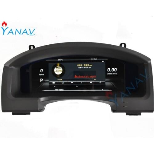 Car LCD dashboard Multimedia player For-Toyota Land Cruiser 2008-2015 car Meter instrument screen Android GPS Navigation player