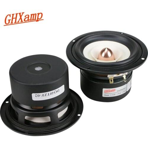 4 INCH Full Range Bullet Speaker Tweeter Mid Woofer Rubber Hifi Home Theater 2.0 2.1 Loudspeaker DIY 4OHM
