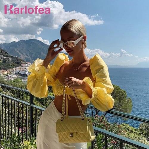 Блузки с коротким рукавом Karlofea China At AliExpress