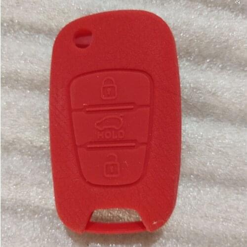 Leather Silicone 3 Button Remote Flip Key Case Fob Cover For Kia Sportage New