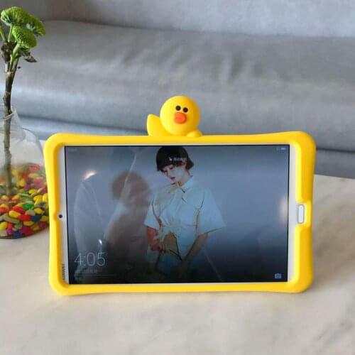 Cartoon Case for Huawei T5 10 T3 10 9.6" Tablet Silicone Kids Cover for Huawei MediaPad M3 Lite M5 M6 8.4 10.1 10.8 Pro 10.8