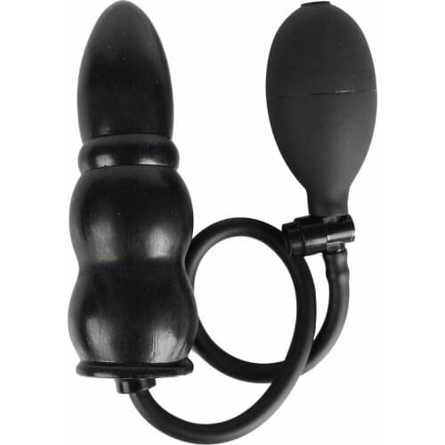 Inflatable Anal Plug Sex Toys for Women Men pump Anal Dilator Silicone Expandable Butt Plug Backyard Massager Adult Products A3