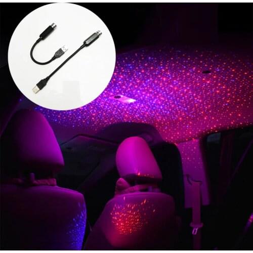 1pcs Mini LED Car Roof Star Night Lights Projector Light for Honda CRV Accord Odeysey Crosstour FIT Jazz City Civic JADE Crider