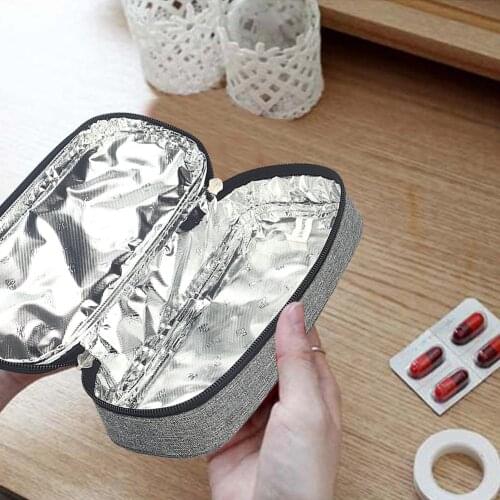 Portable Insulin Insulation Storage Bag Medicine Drug Cooler Freezer Pocket Mini Ice Case Pack Camping Hiking Bags for Diabetes