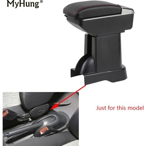 For Suzuki Alto 2008-2016 Armrest box Central Console Arm Rest Store content box cup holder ashtray With Rise and Down Function