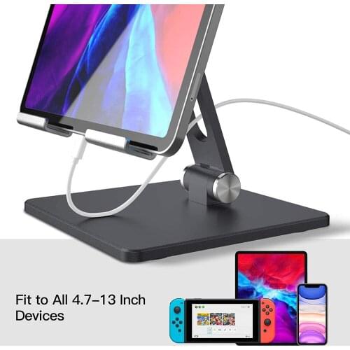 Tablet Stand Desktop Adjustable Stand Foldable Holder Dock Cradle For iPad Pro 12.9 11 10.2 Air Mini 2020 Samsung Xiaomi Huawei
