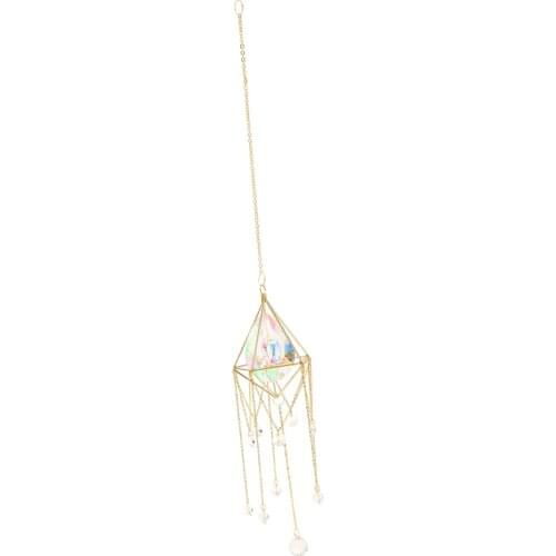Rainbow Hanging Crystal Wind Chime Pendant Home Decor