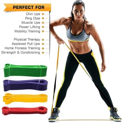 208cm Hanging Training Strap Resistance Bands Pilates Pull Rope Natural Latex Expander Yoga Rubber Loop Home Fitness Elastic