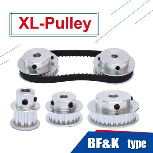 XL 80T Timing Pulley Bore 8/10/12 mm Teeth Pitch 5.08 mm Aluminum Pulley Wheel slot Width 11 mm For 10 mm XL Timing Belt 1 pc