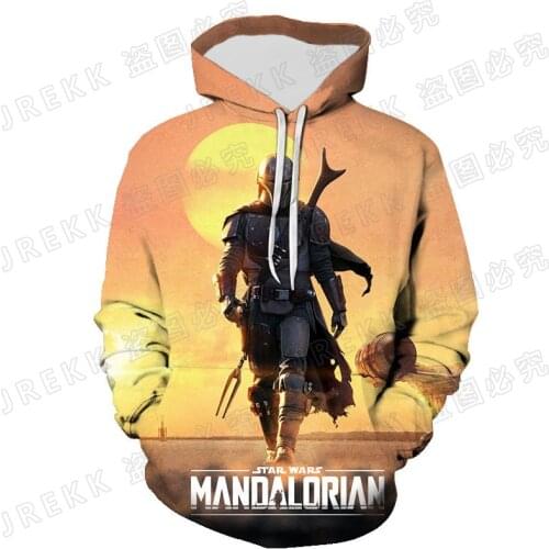 Boba Fett Baby Yoda Men Women Children Cool The Mandalorian Hoodies 3D Print Boy Girl Kids Sweatshirt Streetwear Fashion Tops