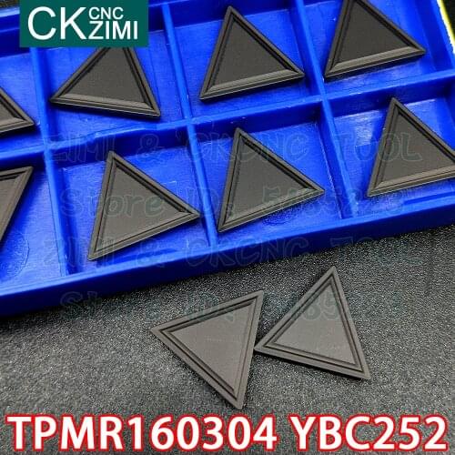 TPMR160304 YBC252 TPMR252 YBC252 carbide inserts Milling inserts Turning tool CNC milling cutter lathe tools TPMR 1603 for steel