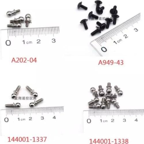 Wltoys 144001 1/14 RC Car Spare parts A202-04 A949-43 144001-1337 144001-1338 Screw