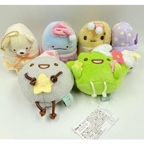 1Pc Kawaii Japanese Anime Pajamas Sumikko Gurashi Corner Creature Plush Toys Lovely Stuffed Plush Doll Pendant Kids Girl Gift