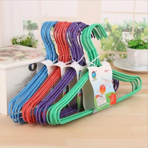 20Pcs/lot Portable Kids Clothes Hangers Portable Outdoor Clothes Drying Rack for Children Metal Baby Hangers Free Shipping