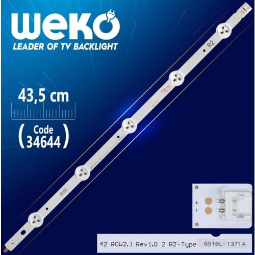 42 ROW2.1 REV1.0 2 R2-TYPE - 44 CM 5 LED- (WK-079)