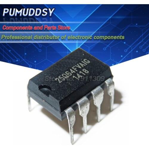 5PCS W25Q64FVAIG 25Q64FVAIQ 25Q64FVAIG DIP-8 IC