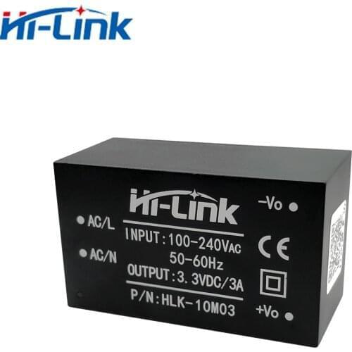 Free Shipping HiLink Original Isolated 10W 3.3V AC DC Power Module HLK-10M03 4pcs with CE RoHs Certificate