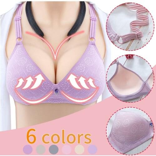 Bras Wirefree WomenS Wire Free Push Up Bra Underwear Bra Underwear Breathable Allaitement Lactancia Bra Underwear Women