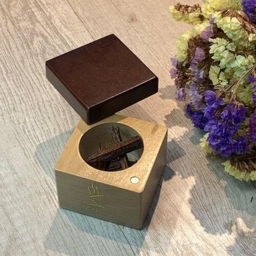 YB Solid wood Incense burner oud spice box Oud Bakhoor Fragrance Variety Box