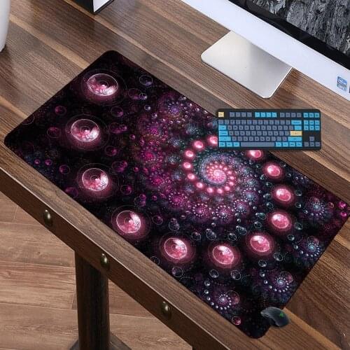 Personality Art Purple Large Mouse Pad Rubber Keyboard Mouse Pad Non-slip Mouse Pad Girl Office Carpet Table Mat Xxl Mini 30x70