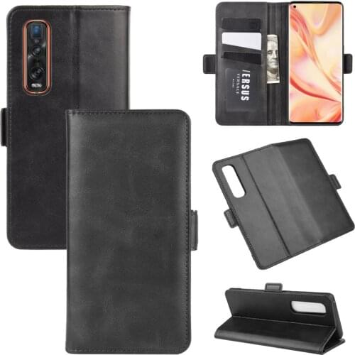 Case For OPPO Find X2 Pro Leather Wallet Flip Cover Vintage Magnet Phone Case For OPPO Find X2 Pro Coque